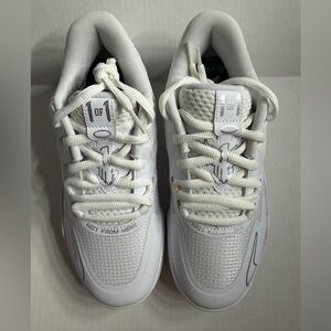 Size 5.5 PUMA LaMelo Ball MB.01 White Silver Melo Not From Here Basketball Shoes